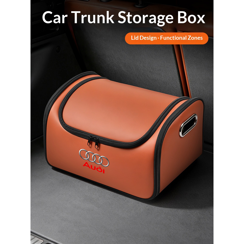สําหรับ Audi S Line A1 A2 A3 A4 A5 A6 A7 A8 S3 S4 S5 S6 S7 Q2 Q3 Q5 Q7 Q8 TT รถที่นั่งเก็บกระเป๋าTru