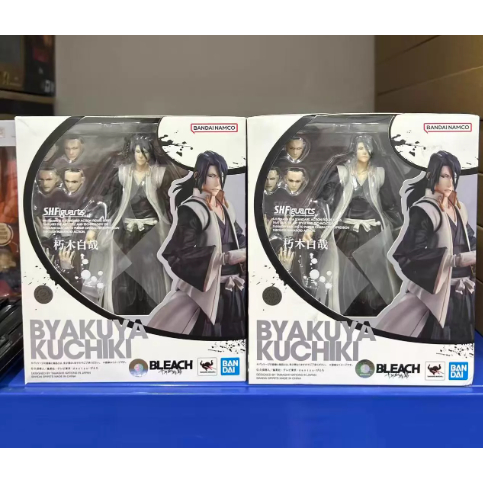 Bandai + SHF + สารฟอกขาว + Byakuya Kuchiki + กัปตันกองหก + อาร์คสงครามเลือดพันปี