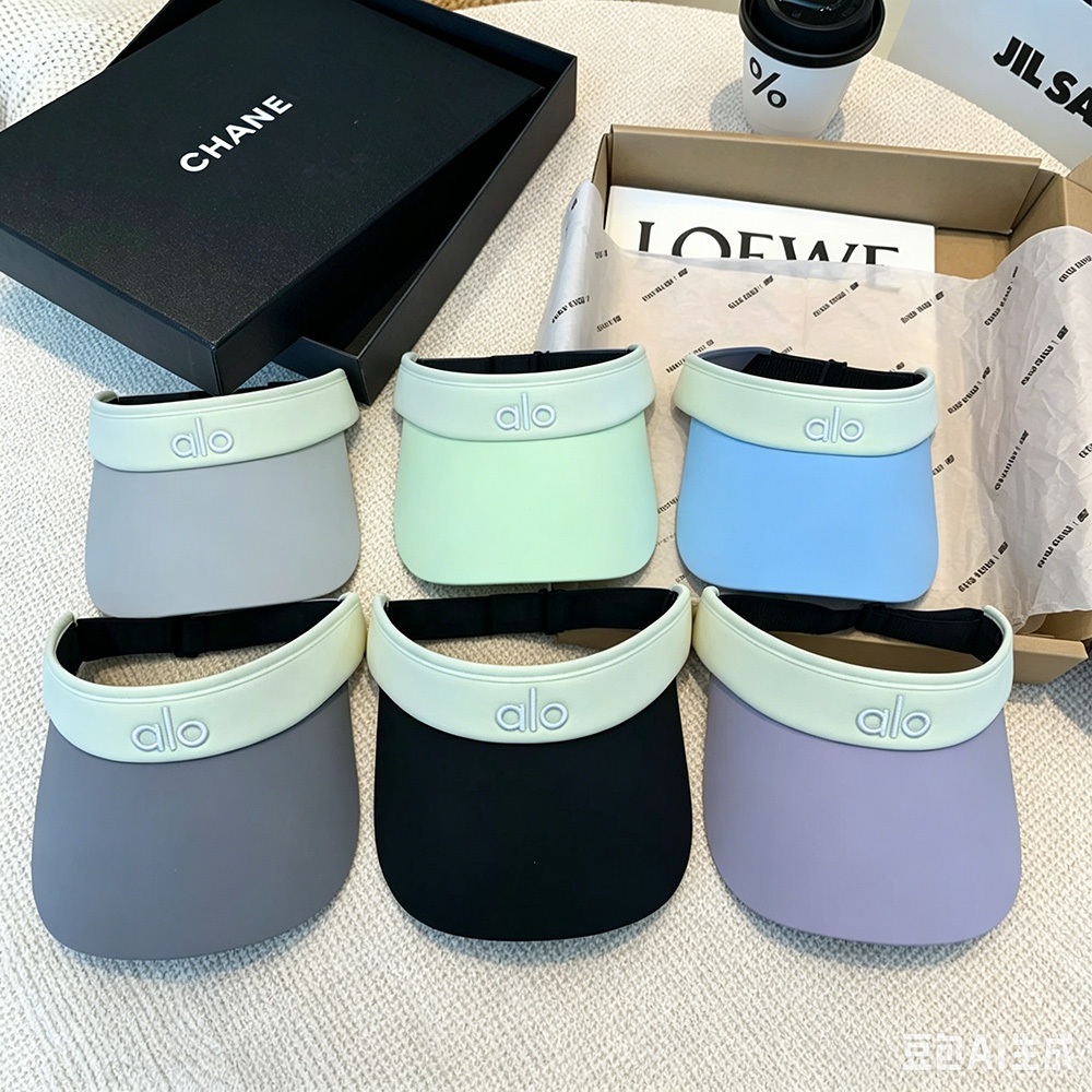 หมวก Air-Top ฤดูร้อนใหม่ปักลายตัวอักษรสําหรับหมวกกันแดดกลางแจ้งของผู้หญิงและหมวกกีฬาผู้ชาย