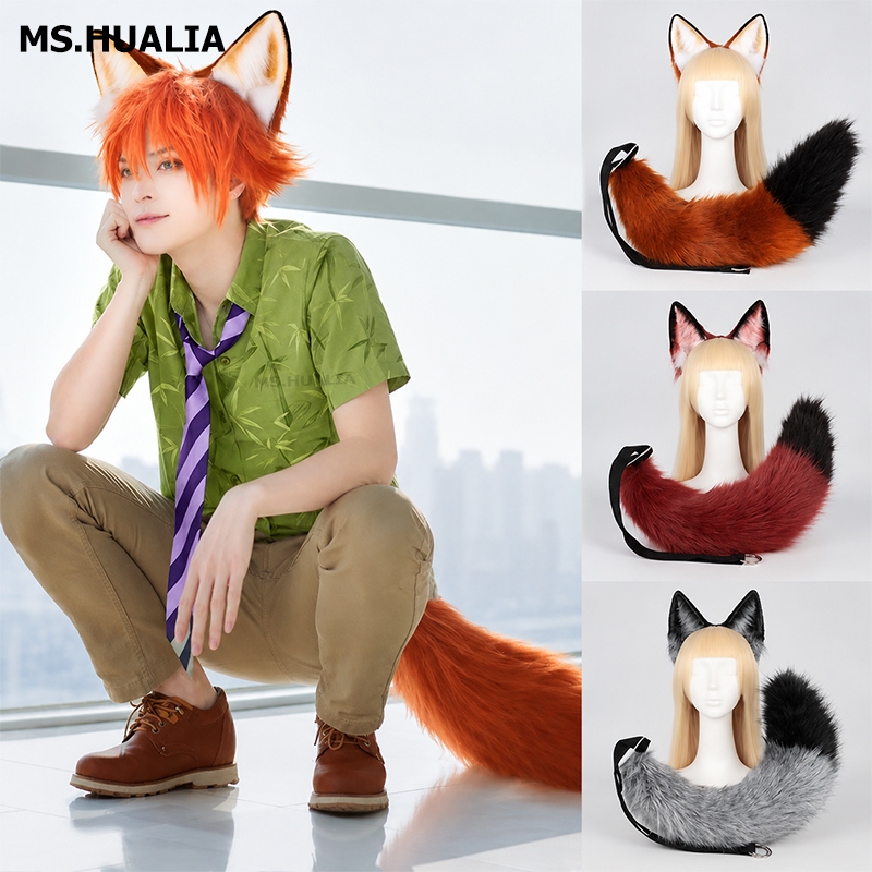 ส่งจากไทย🚚Zootopia cosplay ที่คาดศีรษะ แต่งหูแมว แต่งหูสุนัขจิ้งจอก แฮนด์เมด สไตล์โลลิต้า อุปกรณ์เสริม สําหรับแต่งคอสเพลย์