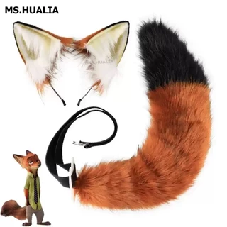 ส่งจากไทย🚚Zootopia cosplay ที่คาดศีรษะ แต่งหูแมว แต่งหูสุนัขจิ้งจอก แฮนด์เมด สไตล์โลลิต้า อุปกรณ์เสริม สําหรับแต่งคอสเพลย์