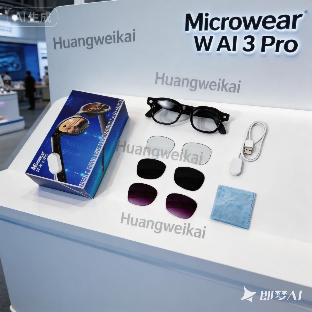 พรีเมี่ยม 2026 TOP 800W Microwear Ai 3 pro สมาร์ท Al กล้องแว่นตา HD Call ไฟฉายที่แข็งแกร่งเพลง Voice