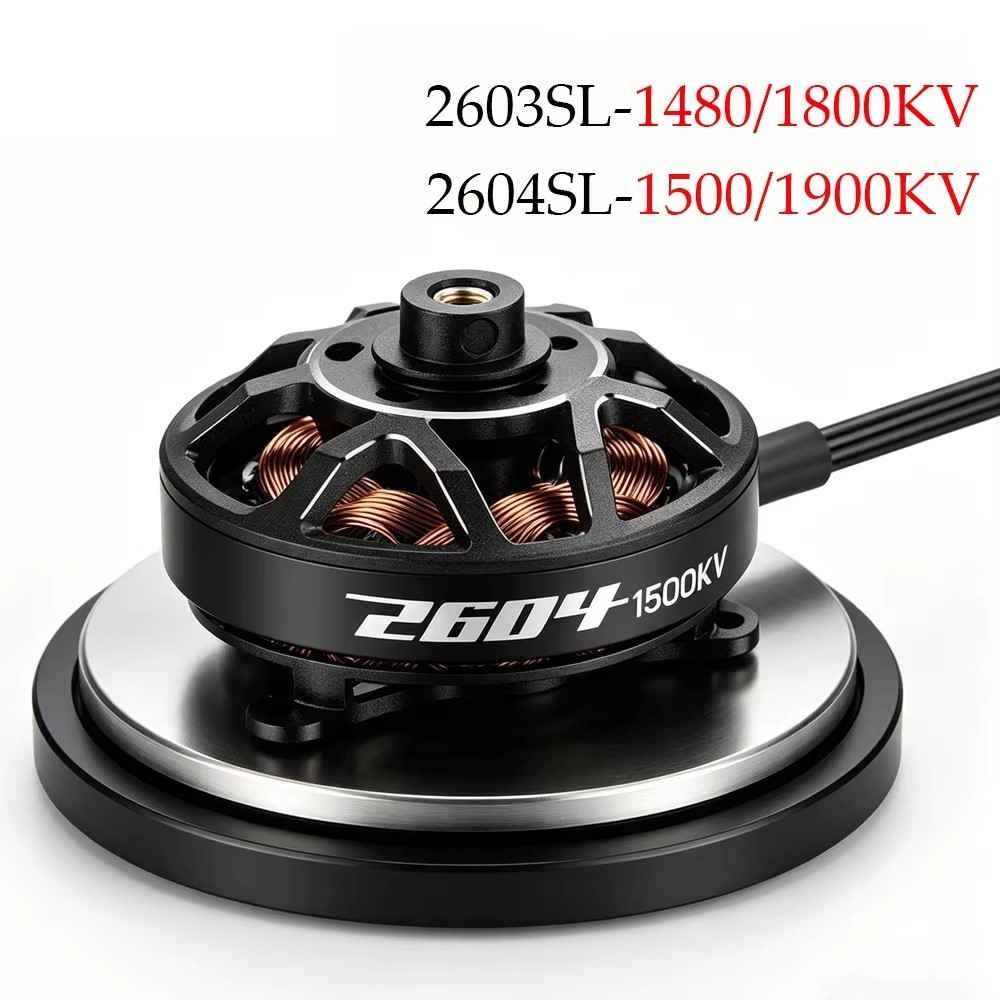 Hobbywing PLATINUM มอเตอร์ไร้แปรง 2603/2604 สำหรับเครื่องบิน F3P ในร่ม 80-300g แอโรบาติก