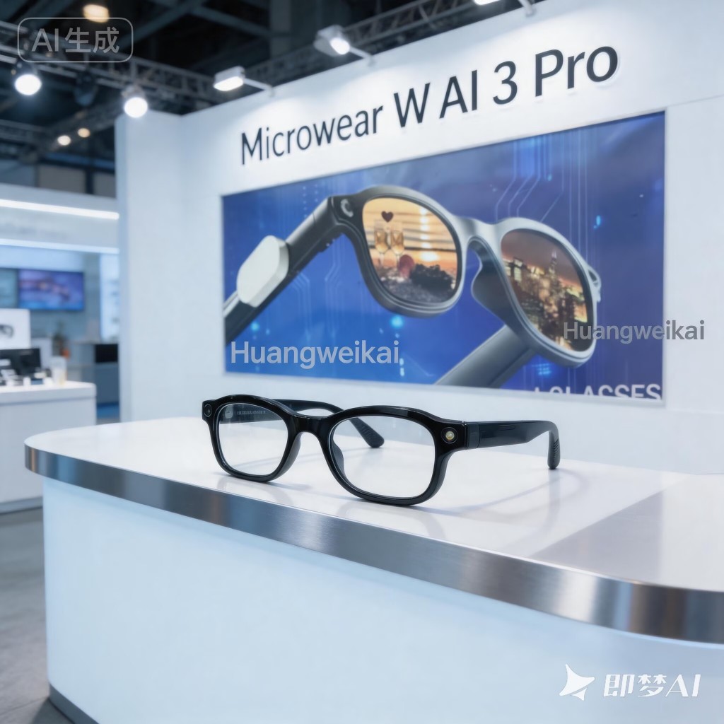 2026 TOP 800W Microwear Ai 3 pro สมาร์ท Al กล้องแว่นตา HD Call ไฟฉายที่แข็งแกร่งเพลง Voice Assistant