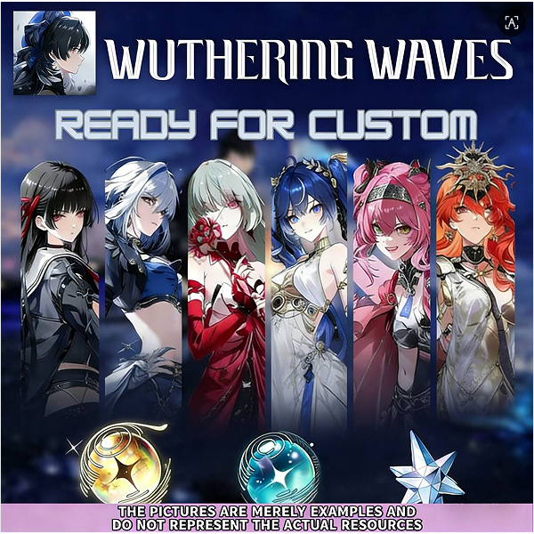 Wuthering Waves 5 stars Anime Id  Photocard Figure Cosplay Pvc Cards Collection Card Zanni Cartethyia