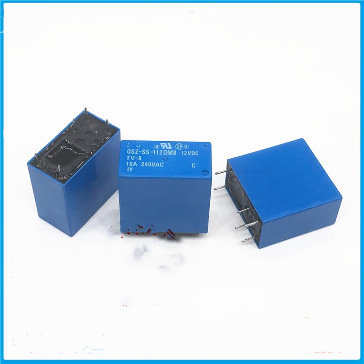 รีเลย์ DC แม่เหล็กไฟฟ้าอิเล็กทรอนิกส์ OSZ-SS-112DM8 124DM8 105DM8 6 Pins 16A