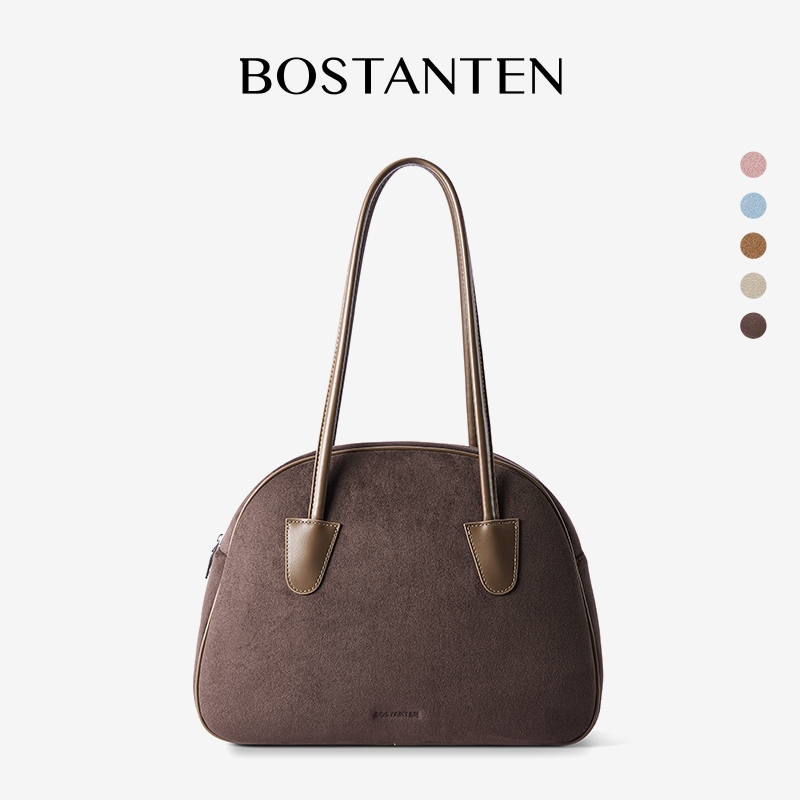 BOSTANTEN Cupid Bag กระเป๋าหนังกลับใบใหญ่ จุของได้เยอะ กระเป๋าแฟชั่นสตรี