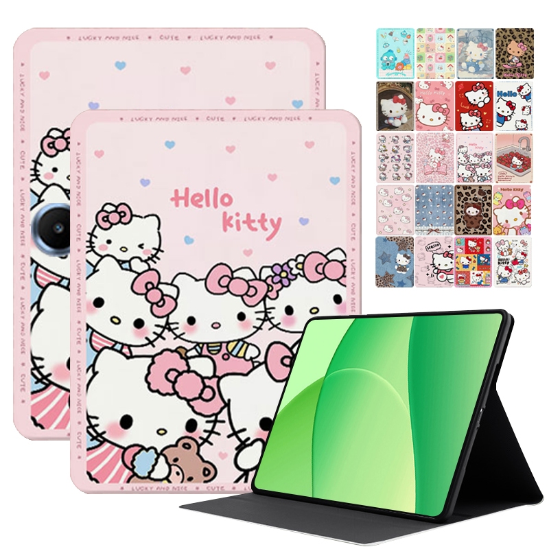 สําหรับ 2025 OPPO Pad SE 11.0 นิ้ว OPD2417 OPD2420 OPD2419 น่ารักการ์ตูน KT Cat Flip Stand กรณีแท็บเ