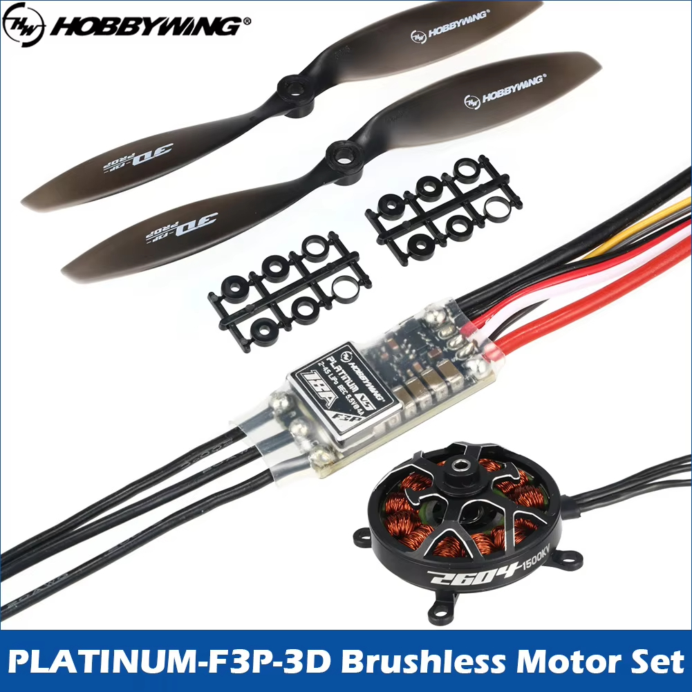 Hobbywing PLATINUM F3P 3D มอเตอร์ไร้แปรงชุด 2604SL 1500KV & 2603SL 1480KV สําหรับ RC Fixed Wing Plan