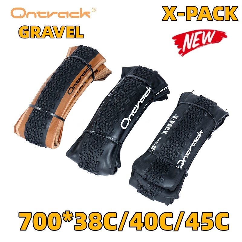 ONTRACK ยางพับ GRAVEL 700X38C 700X40C 700X45C X-PACK SKIN BROWN WALL BLACK