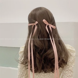 กิ๊บติดผมประดับโบว์ริบบิ้น สไตล์เกาหลี สำหรับฤดูใบไม้ผลิ