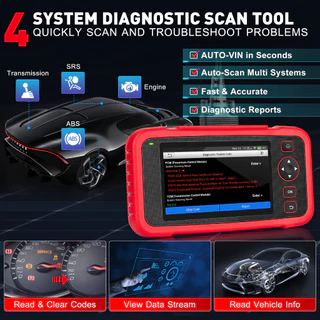 LAUNCH CRP123I V2.0 Elite OBD2 เครื่องสแกนเนอร์เครื่องมือวินิจฉัย 2026 Lifetime Free Update เครื่องยนต์ ABS SRS Transmission สแกนเนอร์รถยนต์