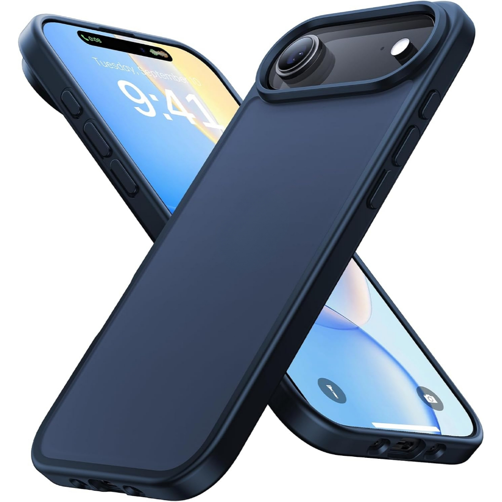 SMLF Slim Frosted Matteโปร่งแสงสีดําสําหรับiPhone 17 Pro Max 16 Pro Max 15 Pro Max 14 Pro Max 13 Pro Max 12 Pro Maxผิวกันกระแทก