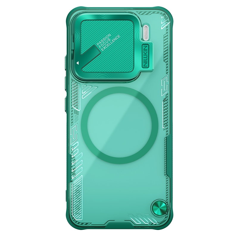Nillkin สําหรับ Xiaomi 15 5G Iceblade Prop เคสโทรศัพท์แม่เหล็ก, ขาตั้งฝาครอบกล้อง, เป็นมิตรกับสิ่งแวดล้อม, กันกระแทก, ฝาครอบใสใส