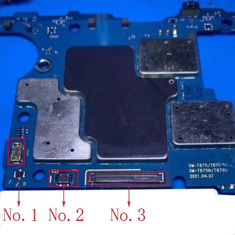 2-5Pcs 78Pin USB Charger ชาร์จ FPC Connector สําหรับ Samsung Tab S7 T870 T875 T876 T875N T878U T878 