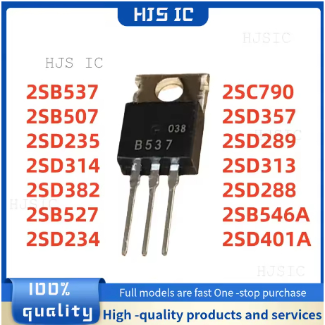 5PCS B507 D288 B527 D357 C790 D382 B546A D401A 2SB507 2SD313 2SB527 2SD357 2SD37 2SB546A 2SD401A 2SD