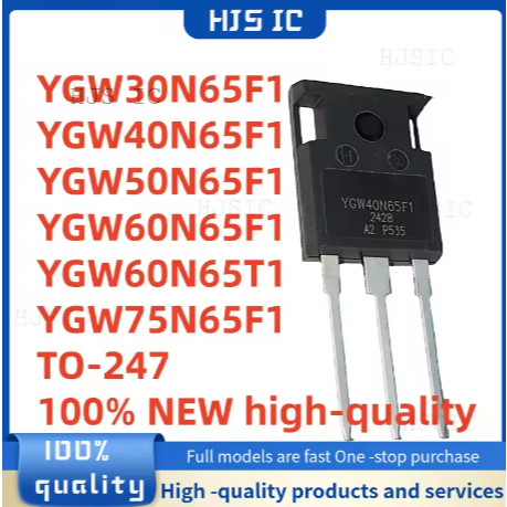 5PCS 100% ใหม่คุณภาพสูง YGW30N65F1 YGW40N65F1 YGW50N65F1 YGW60N65F1 YGW60N65T1 YGW75N65F1 ทรานซิสเตอ