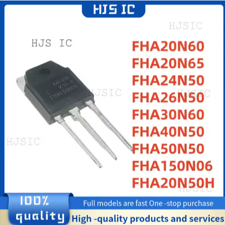 5 ชิ้น 100% ใหม่ FHA20N60 FHA20N65 FHA24N50 FHA26N50 FHA30N60 FHA40N50 FHA50N50 FHA150N06 FHA20N50H-