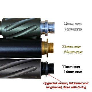 CNC 7075 Oxidation เครื่องมือสกรู 11 มม./12 มม. ccw ถึง 14 มม. อะแดปเตอร์สกรู ccw