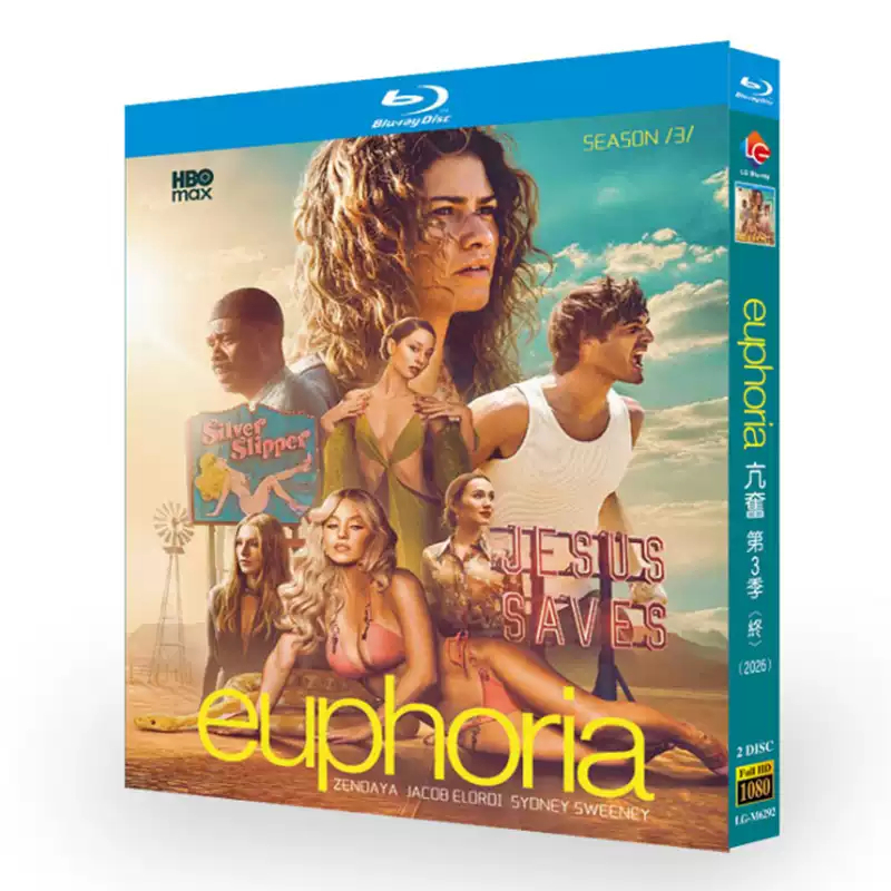 Blu-ray BD American Drama/แปดบ้านวิทยาลัยฤดูกาล 18 Euphoria ซีซั่น 3 (2026) Zenda Hunt · Saver ยังรู