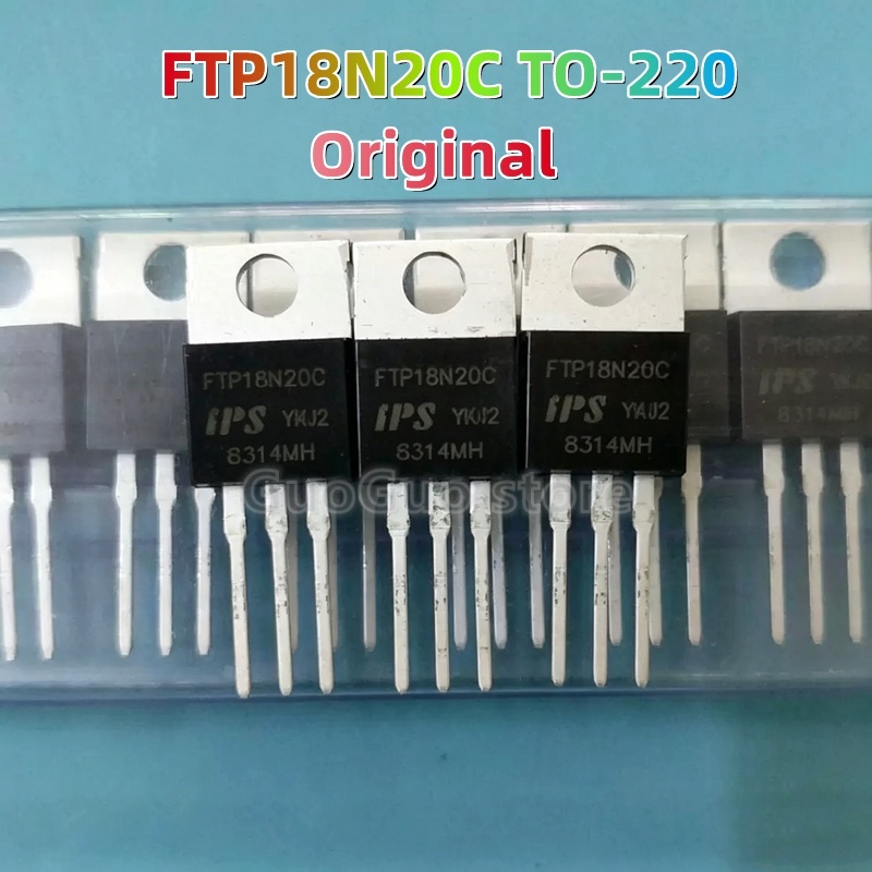 5pcs Original FTP18N20C TO-220 18N20C TO220 18A/200V N-Channel MOSFET ทรานซิสเตอร์ใหม่ของแท้