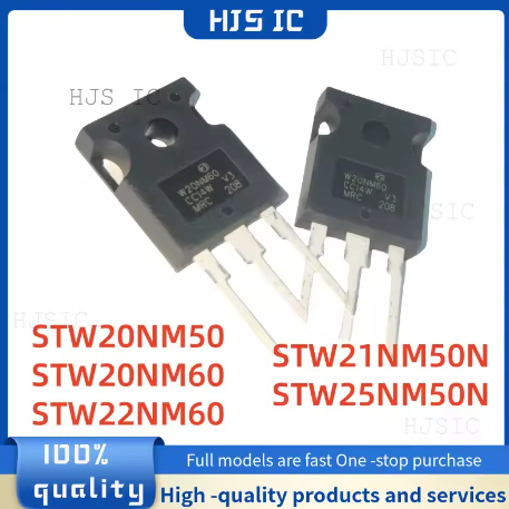 5PCS STW20NM50 W20NM50 STW20NM60 W20NM60 STW21NM50N W21NM50N STW22NM60 W22NM60 STW25NM50N W25NM50N W