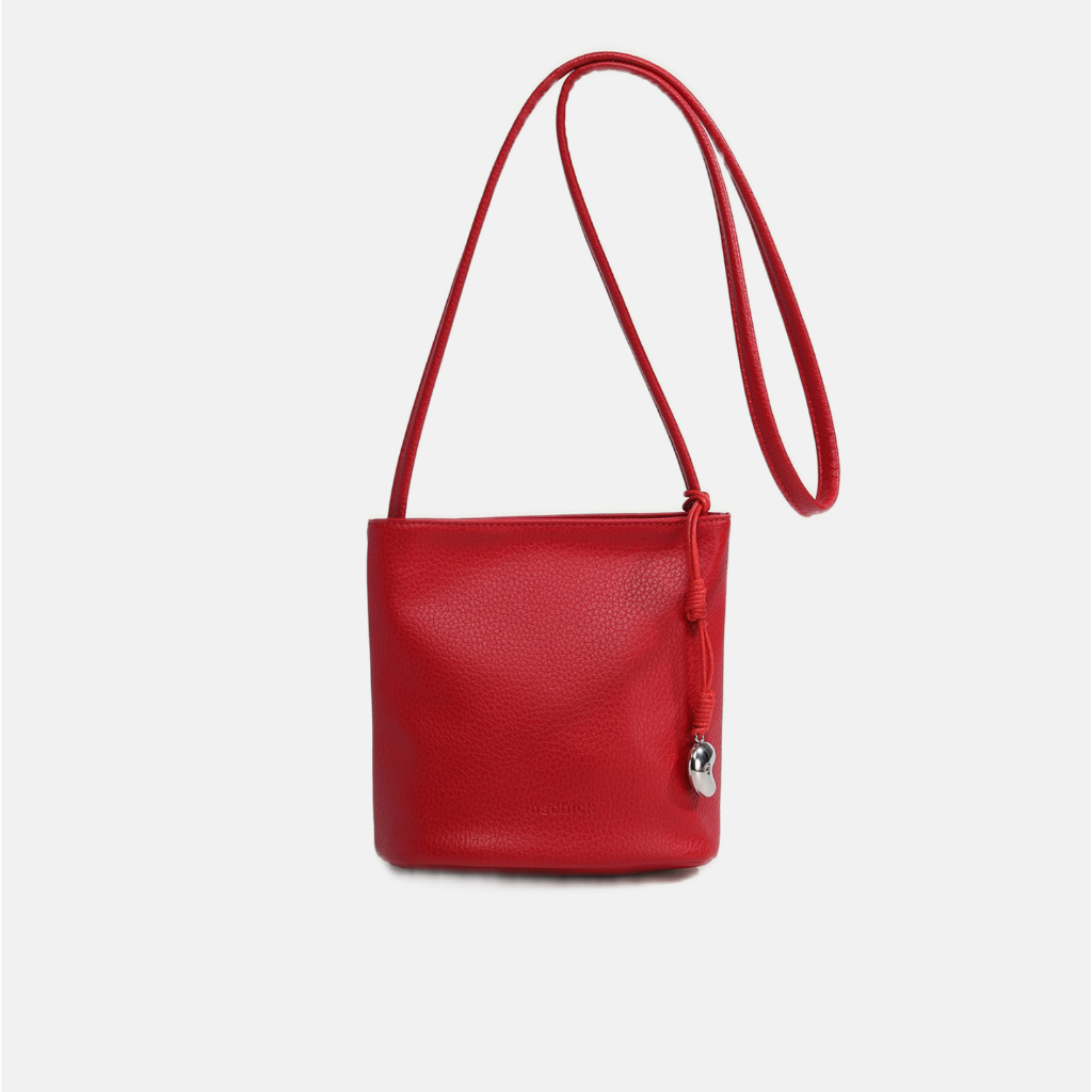 Marcos Women Bucket Bag กระเป๋าสะพายหนัง PU ของขวัญสวมใส่สบายวัสดุคุณภาพสูงอเนกประสงค์น้ําหนักเบา