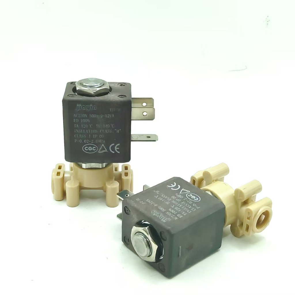Jiayin JYZ-3E AC230V 2/2 Way วาล์วไอน้ําอุณหภูมิสูงเครื่องชงกาแฟวาล์วควบคุมแม่เหล็กไฟฟ้า