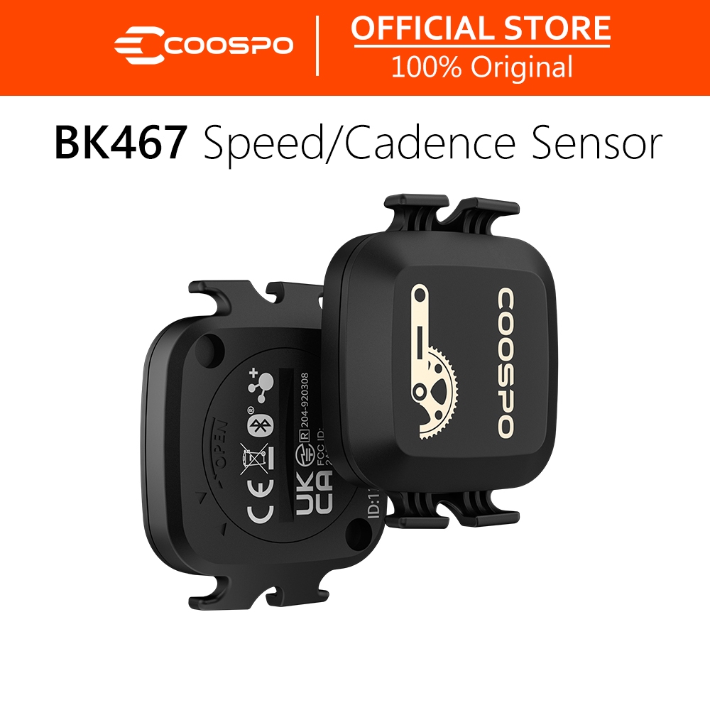 COOSPO SENSOR เซ็นเซอร์ความเร็วรอบต่อนาทีบลูทูธ 4.0 Ant + Road Bike สําหรับ Garmin Bike Computer
