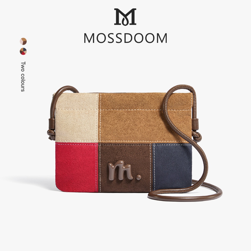 MOSSDOOM Avela Bag กระเป๋าสะพายข้างแฟชั่น กระเป๋าสะพายไหล่สีเอิร์ธโทน ดีไซน์ทันสมัย น้ำหนักเบา