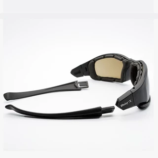 แว่นตาโพลาไรซ์ X7 Sunglasses UV400 พร้อมเลนส์ 4 เลนส์สําหรับการป้องกันทุกสภาพอากาศเหมาะสําหรับการล่าทหารและขี่มอเตอร์ไซค์