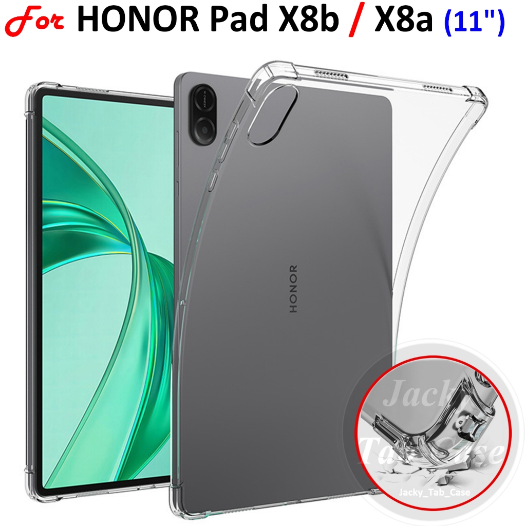 สําหรับ Honor Pad X8b | X8a 11 "เคสกันกระแทก NDL2-W09 NDL2-L09 NDL-W09 NDL-L09 ซิลิโคนใส Soft TPU Co