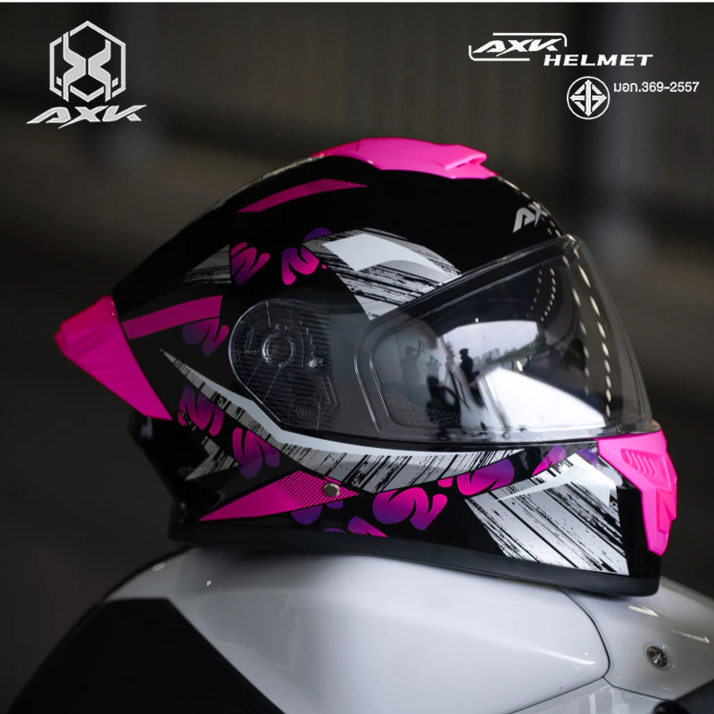 🔥ทดลองใช้ฟรี🔥AXK หมวกกันน็อค ทิวทัศน์ชัดเจน เย็น Motorcycle helmet แว่น2ชั้น DOT+DISI หูแมวสุดพิเศษ ทนต่อการใช้งาน หมวกกันน็อคมอเตอร์ไซค์ thumbnail 8