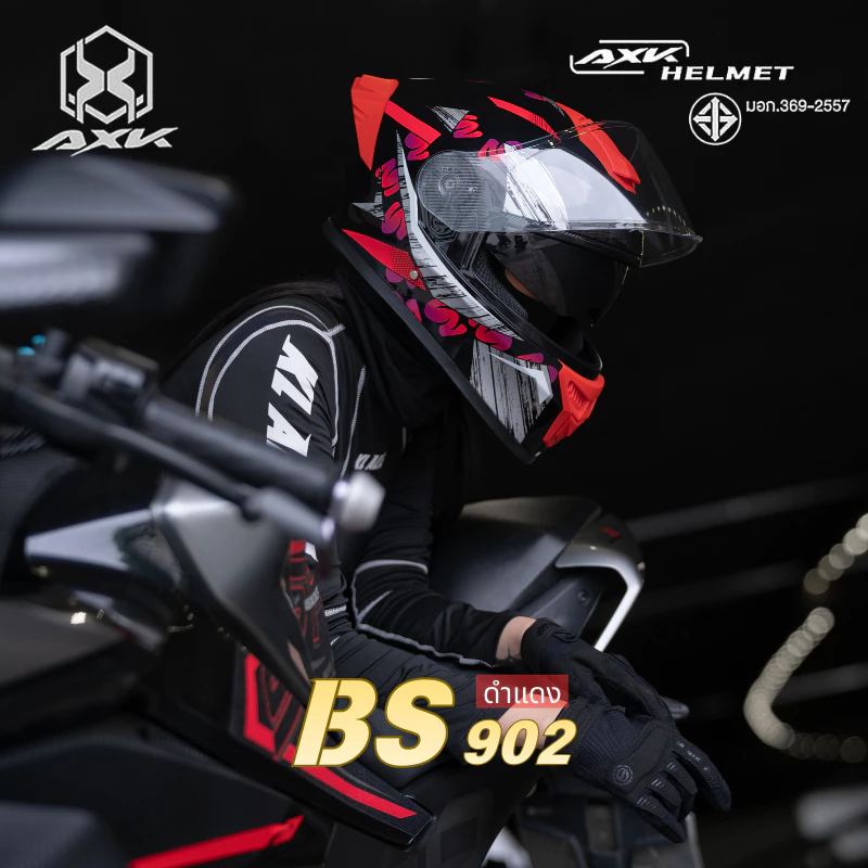 🔥ทดลองใช้ฟรี🔥AXK หมวกกันน็อค ทิวทัศน์ชัดเจน เย็น Motorcycle helmet แว่น2ชั้น DOT+DISI หูแมวสุดพิเศษ ทนต่อการใช้งาน หมวกกันน็อคมอเตอร์ไซค์ thumbnail 7