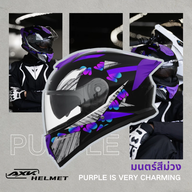 🔥ทดลองใช้ฟรี🔥AXK หมวกกันน็อค ทิวทัศน์ชัดเจน เย็น Motorcycle helmet แว่น2ชั้น DOT+DISI หูแมวสุดพิเศษ ทนต่อการใช้งาน หมวกกันน็อคมอเตอร์ไซค์ thumbnail 5