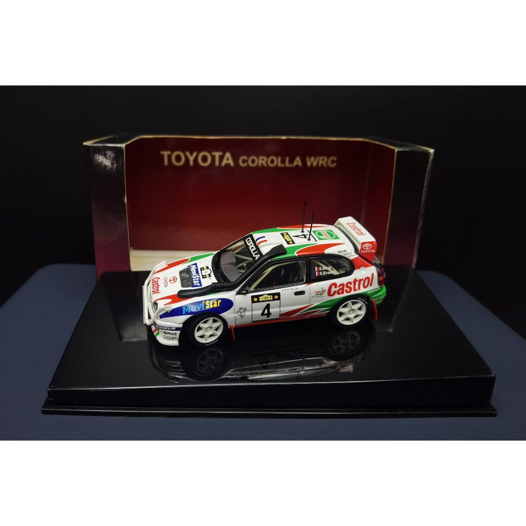 Autoart 1: 43 TOYOTA Corolla WRC, AA TOYOTA Corolla Rally Car, 1999 4 #.F ตาข่ายป้องกันหน้า คอลุย รา