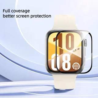 3PCS ฟิล์มป้องกันสําหรับ Huawei Watch Fit 5/5Pro Full Coverage Anti-Scratch HD Clear Bubble ฟรี 9H ความแข็งป้องกันฟิล์มป้องกันลายนิ้วมือสําหรับ Huawei นาฬิกา Fit4/4Pro อุปกรณ์เสริม