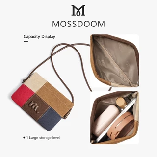 MOSSDOOM Avela Bag กระเป๋าสะพายข้างแฟชั่น กระเป๋าสะพายไหล่สีเอิร์ธโทน ดีไซน์ทันสมัย น้ำหนักเบา