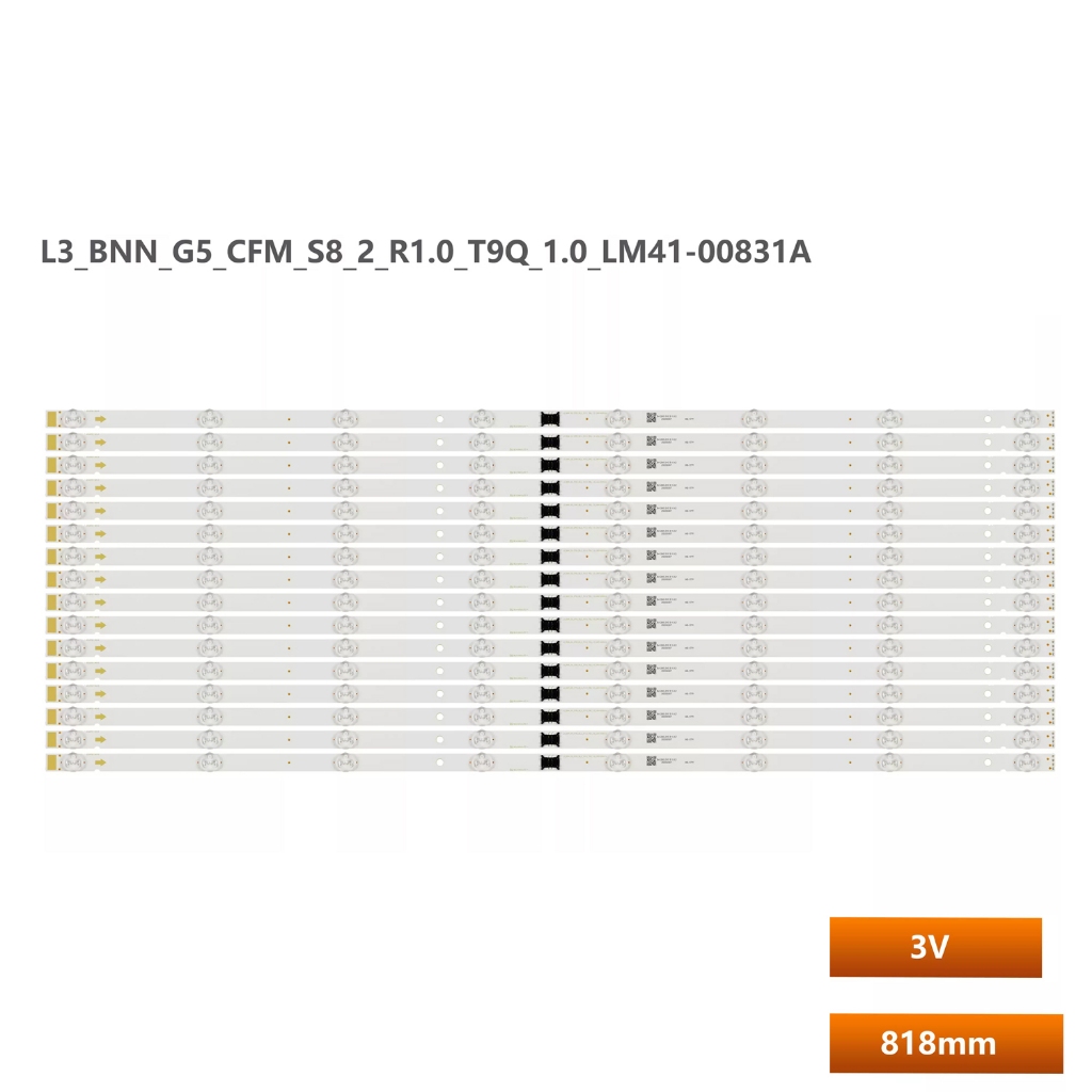 16 ชิ้น/เซ็ต led Backlight strip สําหรับ Sony KD-75X85J light bar L3_BNN_G5_CFM_S8_2_R1.0 LM41-01061