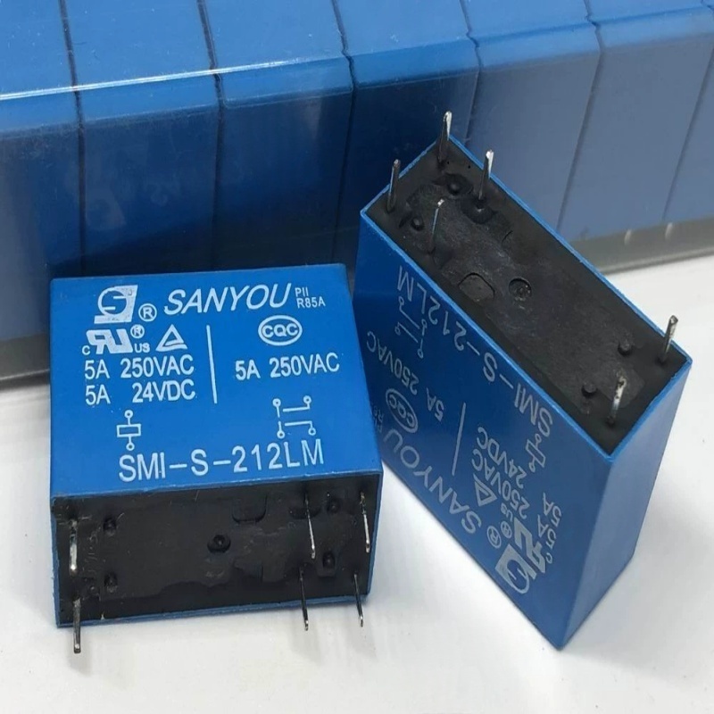 รีเลย์ SMI-S-212LM 6 Pins 5A
