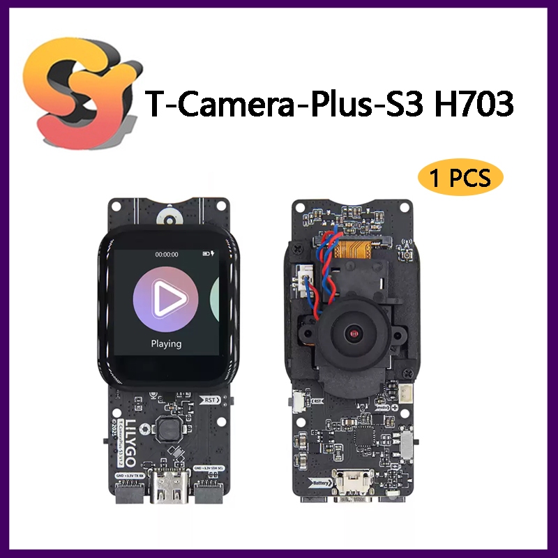 [อุปทานสต็อกพร้อม] T-Camera-Plus-S3 ESP32-S3 AI Xiaozhi หน้าจอ LCD Capacitive OV2640/OV5640 บอร์ดพัฒ