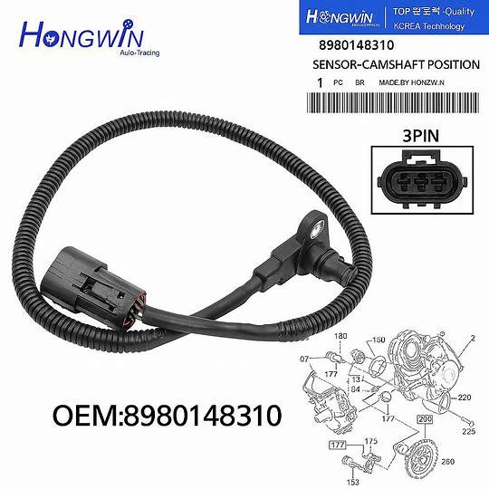 8980148310 For Isuzu 4HK1 6HK1 เซนเซอร์เพลาลูกเบี้ยว Camshaft Sensor Hitachi ZW220 ZX200-3 897329775