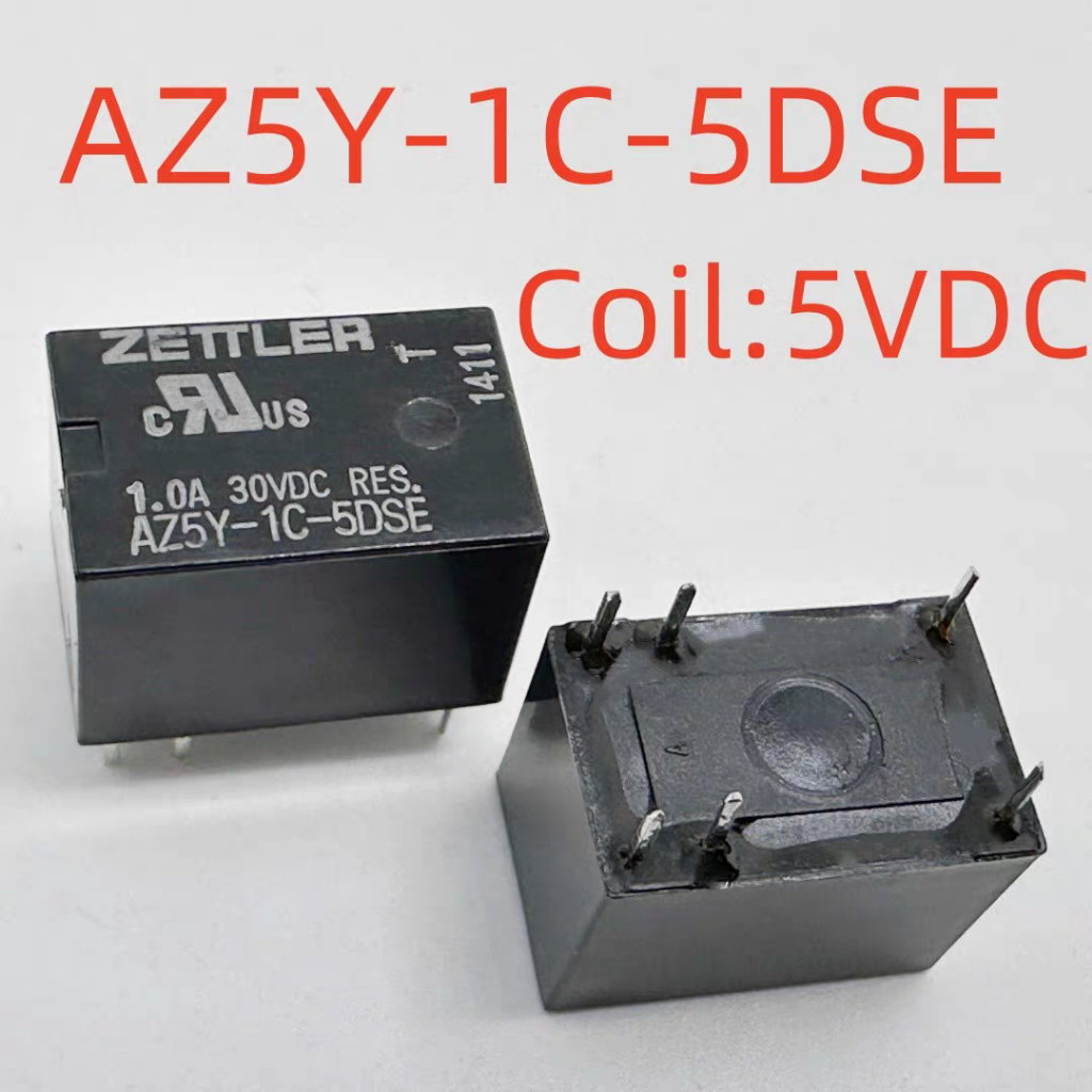 6 Pins One Open One Closed Relay AZ5Y-1C-5DSE 5V