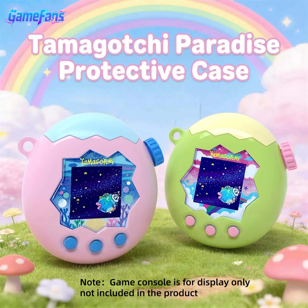 Tamagotchi Paradise เคสป้องกันเครื่องสัตว์เลี้ยงอิเล็กทรอนิกส์หลายสีฝาครอบปุ่มแจ็คเก็ตกันกระแทกกันกระแทก