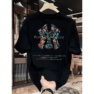 【Top เสื้อยืดแขนสั้น】 เสื้อยืดคอกลมสีพื้น ผ้าฝ้าย 100% ระบายอากาศดี ดีไซน์เก๋ เหมาะสำหรับเยาวชน ลำลอง