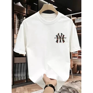 【Top เสื้อยืดแขนสั้น】 เสื้อยืดคอกลมสีพื้น ผ้าฝ้าย 100% ระบายอากาศดี ดีไซน์เก๋ เหมาะสำหรับเยาวชน ลำลอง