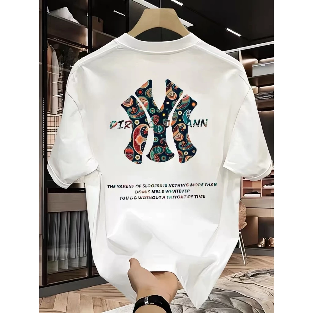【Top เสื้อยืดแขนสั้น】 เสื้อยืดคอกลมสีพื้น ผ้าฝ้าย 100% ระบายอากาศดี ดีไซน์เก๋ เหมาะสำหรับเยาวชน ลำลอง