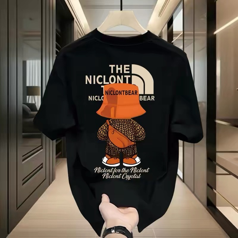 【Top เสื้อยืดแขนสั้น】 เสื้อยืดคอกลมสีพื้น ผ้าฝ้าย 100% ระบายอากาศดี ดีไซน์เก๋ เหมาะสำหรับเยาวชน ลำลอง