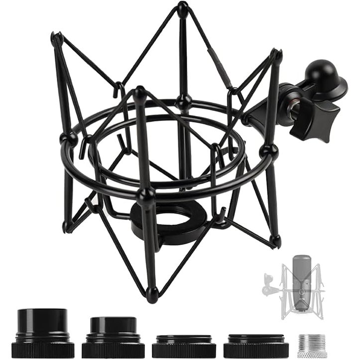 โช้คอัพไมโครโฟน, คอนเดนเซอร์ไมโครโฟนสําหรับ AT2020 MXL 770 MXL 990 Neumann U8/U87Ai Samson G Track P