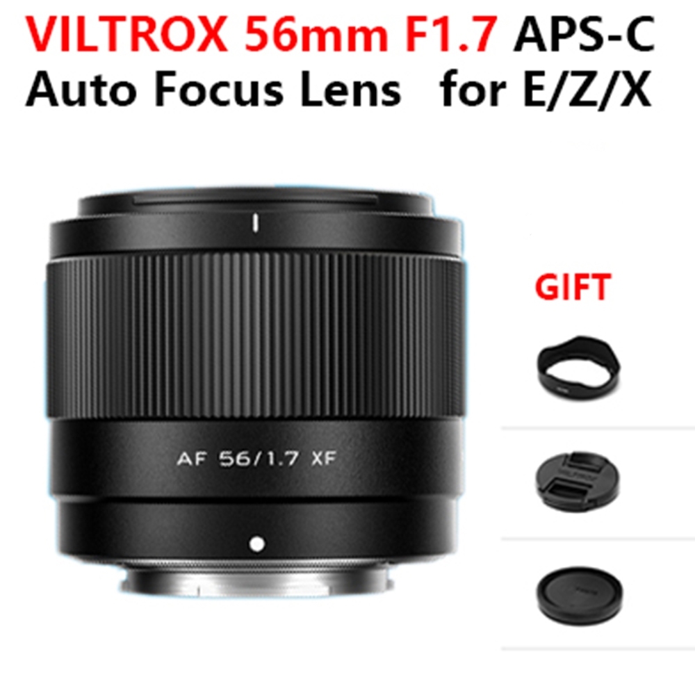 Viltrox 56mm f1.7 เลนส์ รูรับแสงขนาดใหญ่ โฟกัสคงที่ APS-C เหมาะสําหรับ X / E MOUNT